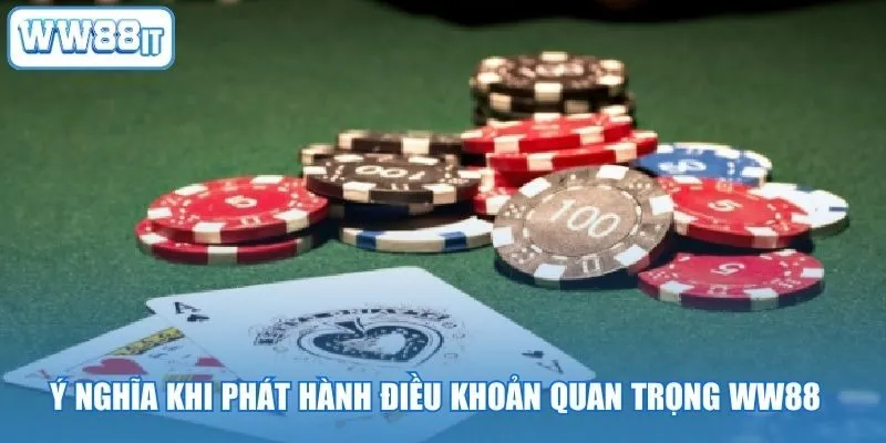 Ý nghĩa khi phát hành điều khoản quan trọng WW88